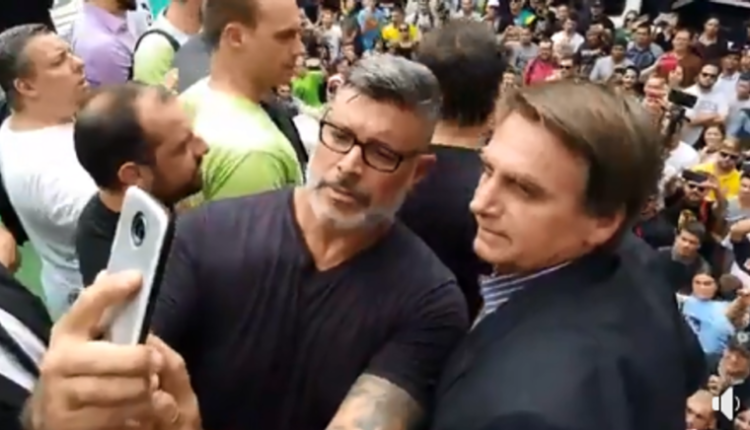 Alexandre Frota com Jair Bolsonaro